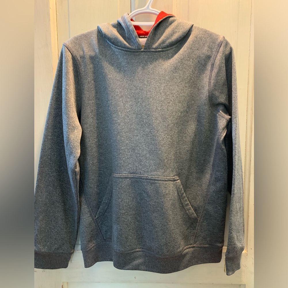 Gray Long-Sleeve TekGear Hoodie